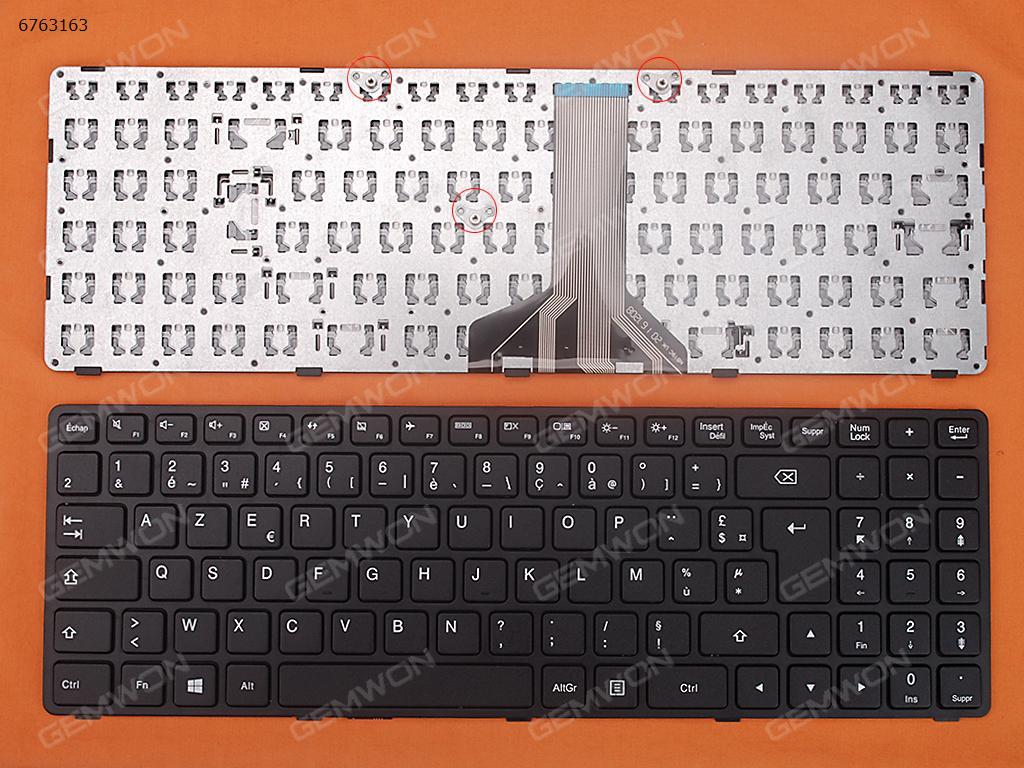 Picture of New Replacement Laptop Keyboard For LENOVO Ideapad 100-15IBD BLACK FRAME BLACK WIN8(Long Cable,OEM) FR Layout