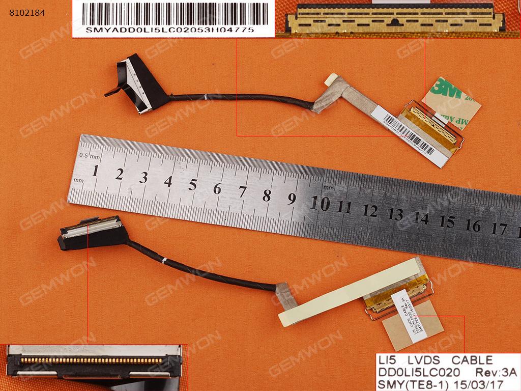 Picture of New LCD Display Screen Cable Replacement  For Lenovo ThinkPad Yoga 11E 40Pin