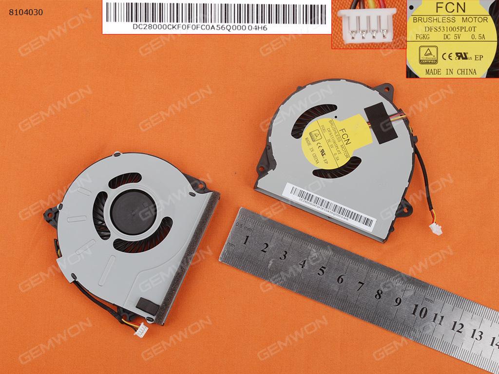 Picture of New Replacement CPU Cooling Fan For Lenovo G50-70 G40-70 G40-30 G40-45AT Z50-70(Original) DFS531005PL0T-FGKG  EG75080S2-C011-S9A    DC28000CKF0F0FC0A7C2 Layout