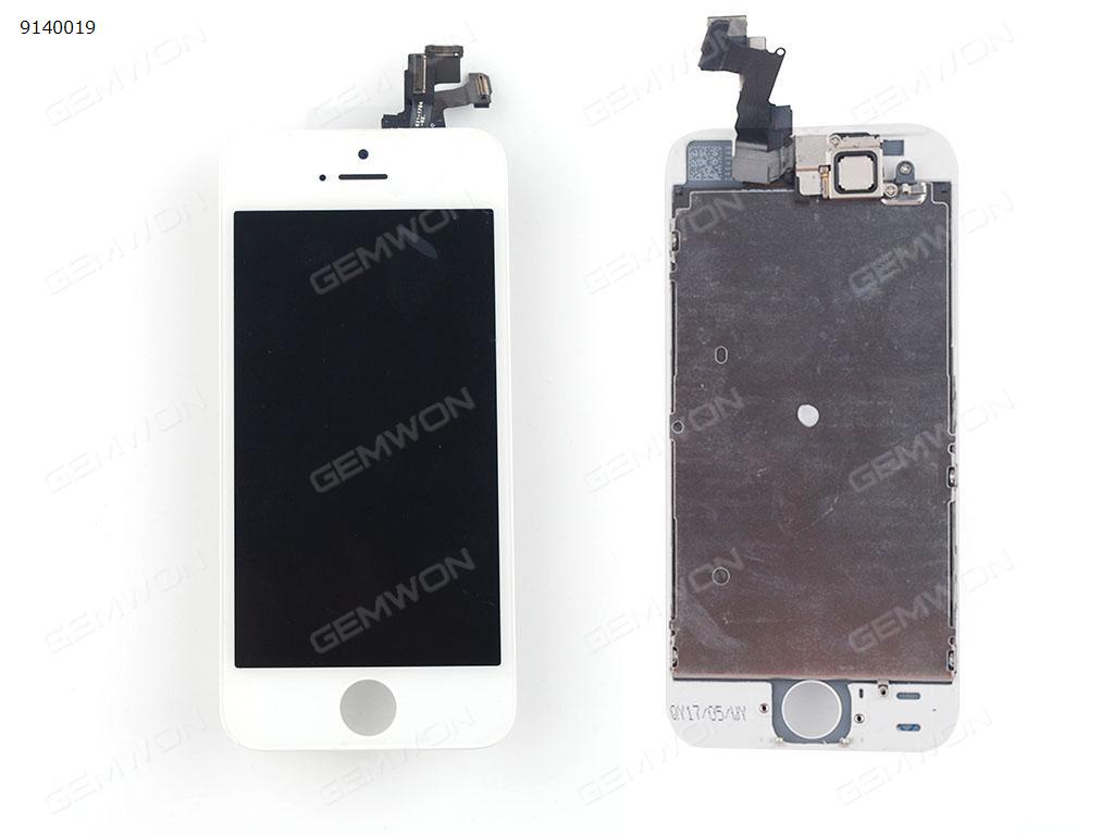 Picture of LCD Touch Screen Digitizer Display Assembly Replacement For Apple iPhone 5S White