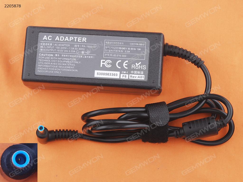 Picture of HP 19.5V 3.33A Φ4.5*3.0mm 65w(High Copy)