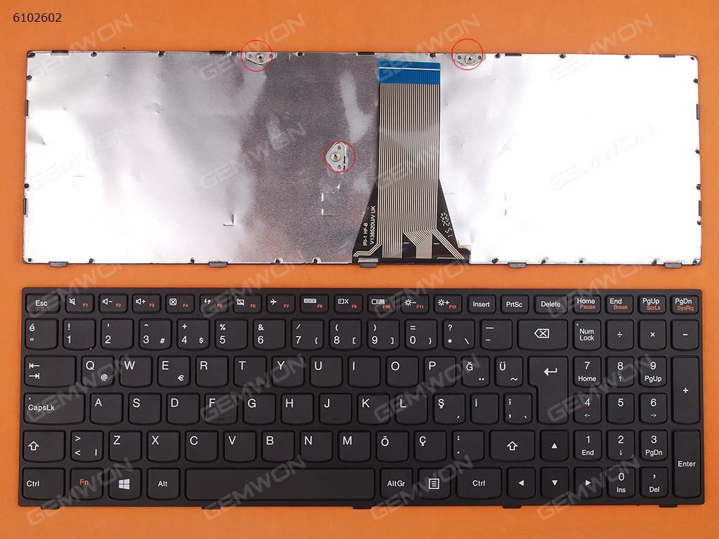 Picture of New Replacement Laptop Keyboard For LENOVO  G50-70 BLACK FRAME BLACK OEM(For Win8) TR Layout