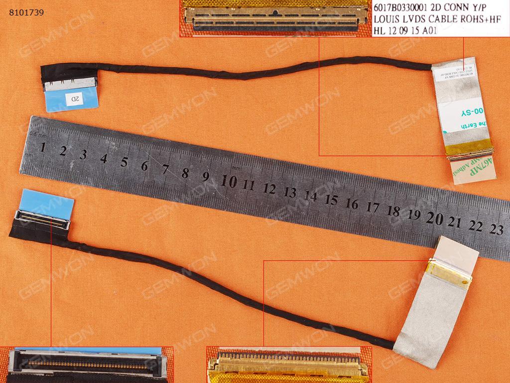 Picture of New LCD Display Screen Cable Replacement  For HP Envy TouchSmart 17-3000，ORG