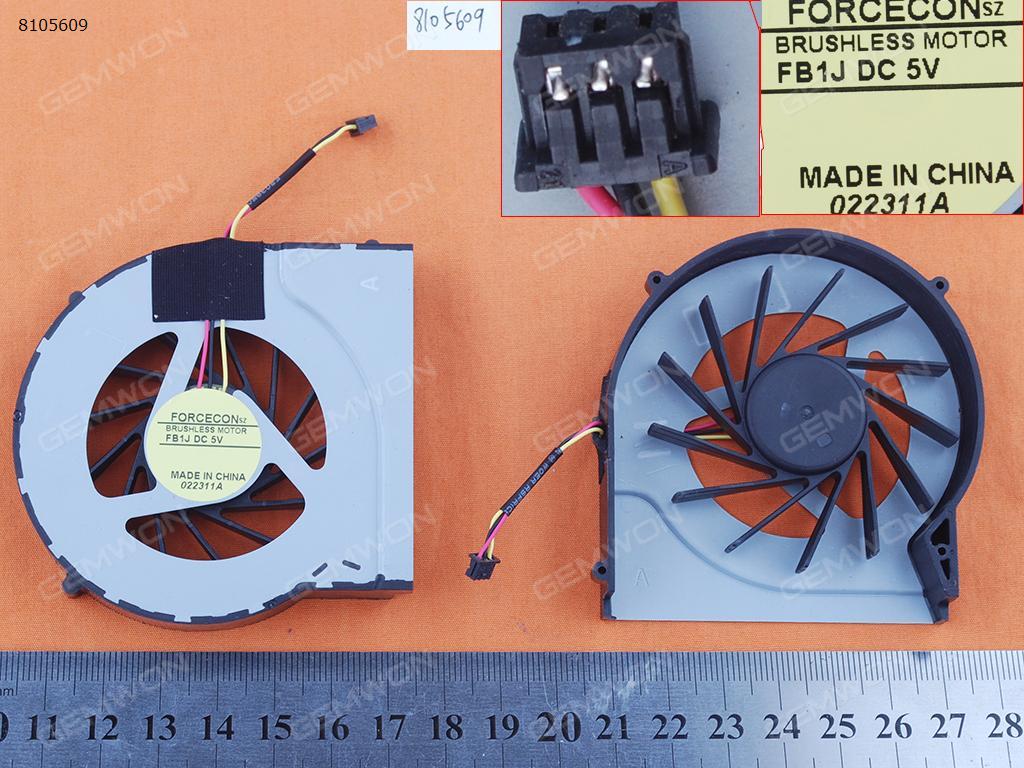Picture of New Replacement CPU Cooling Fan For HP DV7-4000 DV6-4000 DV6-3000 Hasee A560P K580P K580S(Original) DFB552005M30T    F9V8 Layout