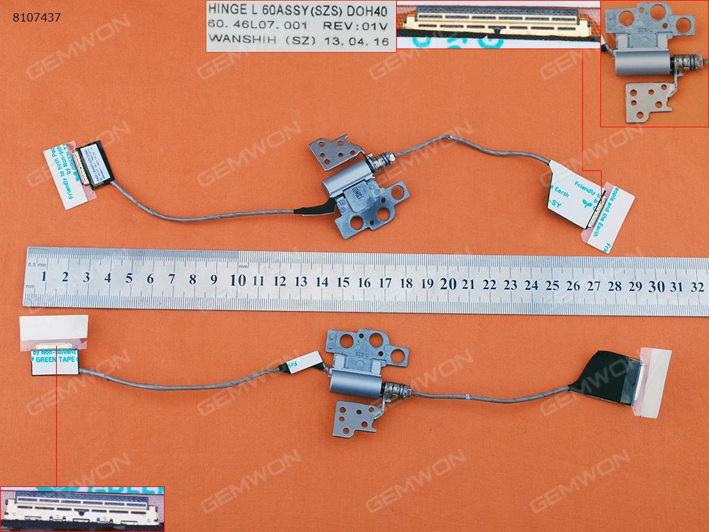 Picture of New LCD Display Screen Cable Replacement  For Dell Inspiron 7437 With Left Hinge,Without Touch