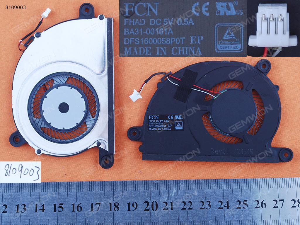 Picture of New Replacement CPU Cooling Fan For Samsung NP900X3L NP900X3N NP900X5L(Original) BA31-00161A DFS1600058P0T Layout