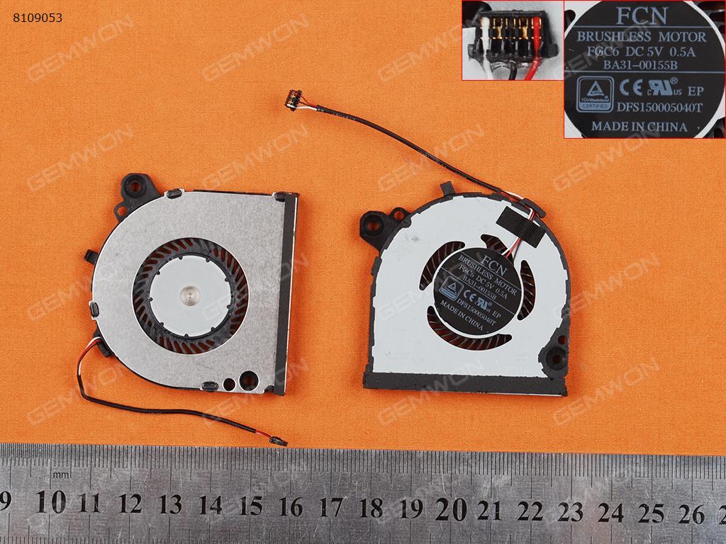 Picture of New Replacement CPU Cooling Fan For Samsung NP905S3L NP910S3L 915S3L(Original,1 Pcs) DFS150005040T BA31-00155B FGC6 Layout