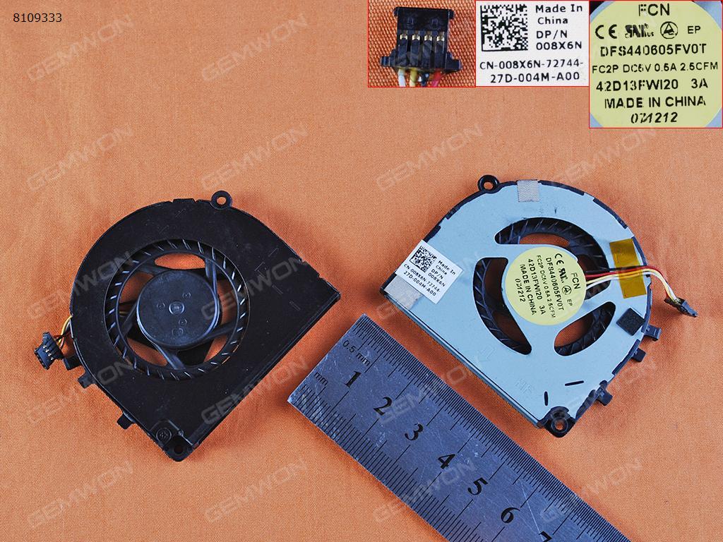Picture of New Replacement CPU Cooling Fan For DELL XPS 13 L322X 9333 Ultrabook 008X6N(Original) DFS440605FV0T FC2P Layout
