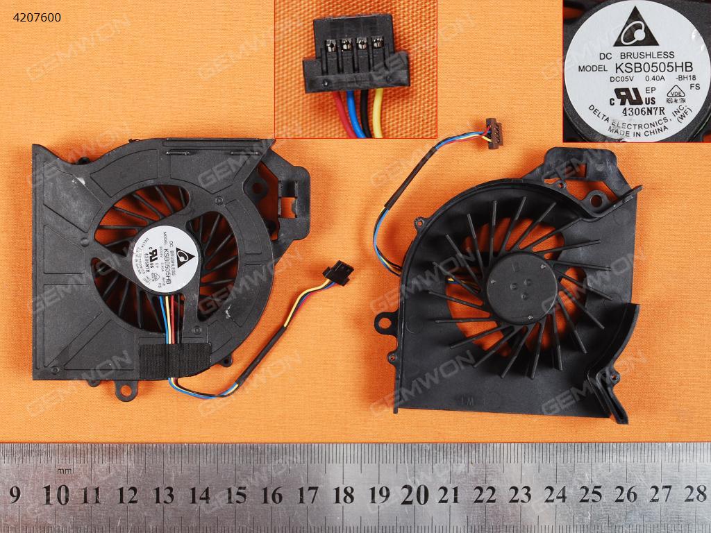 Picture of New Replacement CPU Cooling Fan For HP Pavilion DV6-6000 DV7-6000(For Integrated graphics,Original) AD6505HX-EEB    MF60120V1-C180-S9A(DC5V 2.0A)/KSB0505HB MF6012V1-C181-S9A(DC5V 0.4A) MG60090V1-C060-S99 MG60090V1-C030-S99 Layout