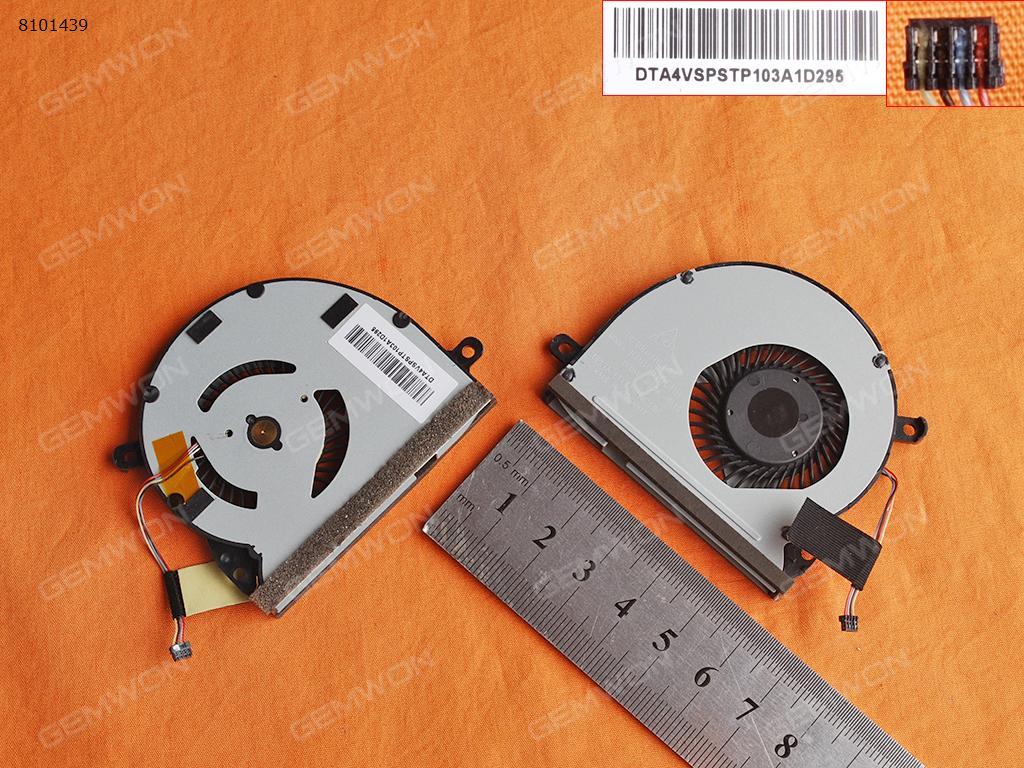 Picture of New Replacement CPU Cooling Fan For HP Envy 14 14-3000 14-3100 Series(Original) N/A Layout