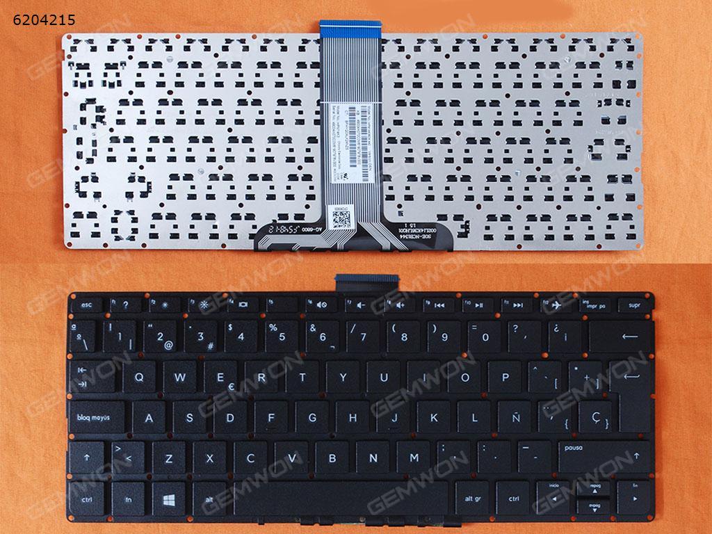 Picture of New Replacement Laptop Keyboard For HP Pavilion 11-K BLACK(Without FRAME ,WIN8) SP Layout