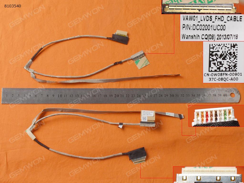 Picture of New LCD Display Screen Cable Replacement  For DELL Latitude 3540 E3540 3000，ORG
