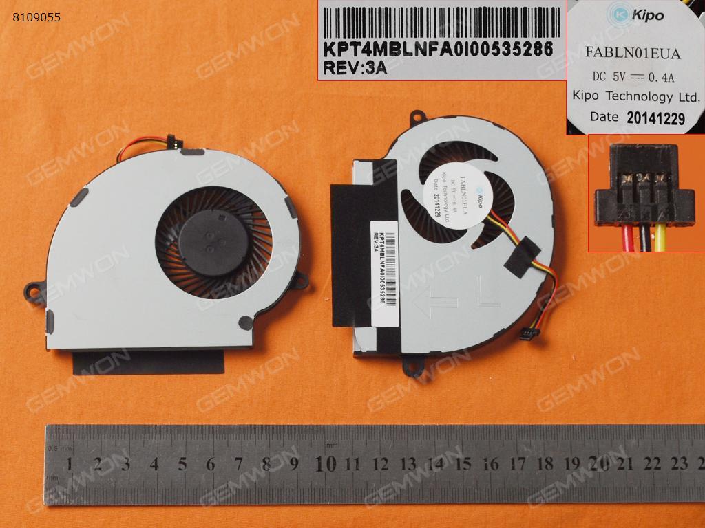 Picture of New Replacement CPU Cooling Fan For Toshiba Satellite S55T-B Series (Left,Original) FABLN01EUA Layout