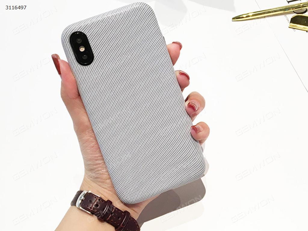 Picture of iPhone6 plus Fabric twill Hand case，Back cover typeMobile phone soft shell，gray