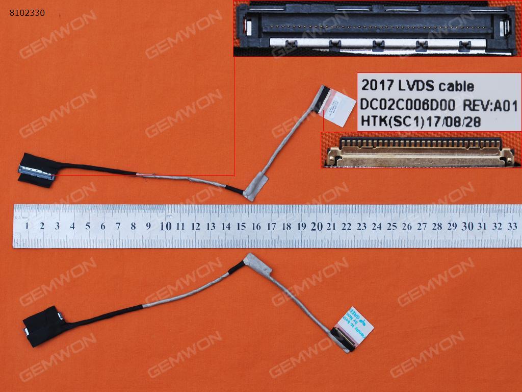 Picture of New LCD Display Screen Cable Replacement  For Thinkpad T440 T450 T460 Aiv10,Without Touch,OEM