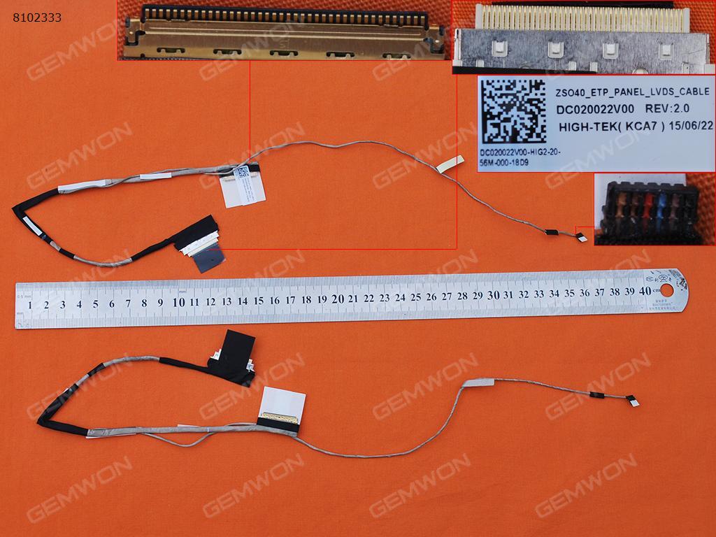 Picture of New LCD Display Screen Cable Replacement  For HP 240 G3 246 G3 14-R ZSO40，ORG