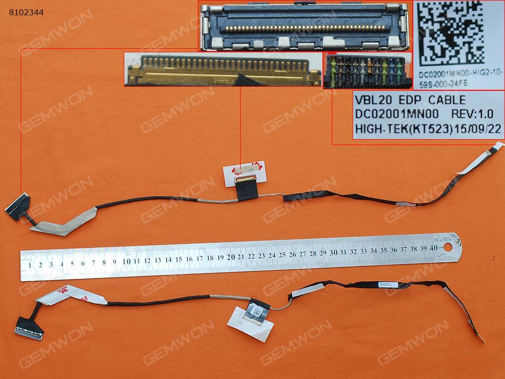 Picture of New LCD Display Screen Cable Replacement  For HP EliteBook 850 G1 ZBook 15，ORG