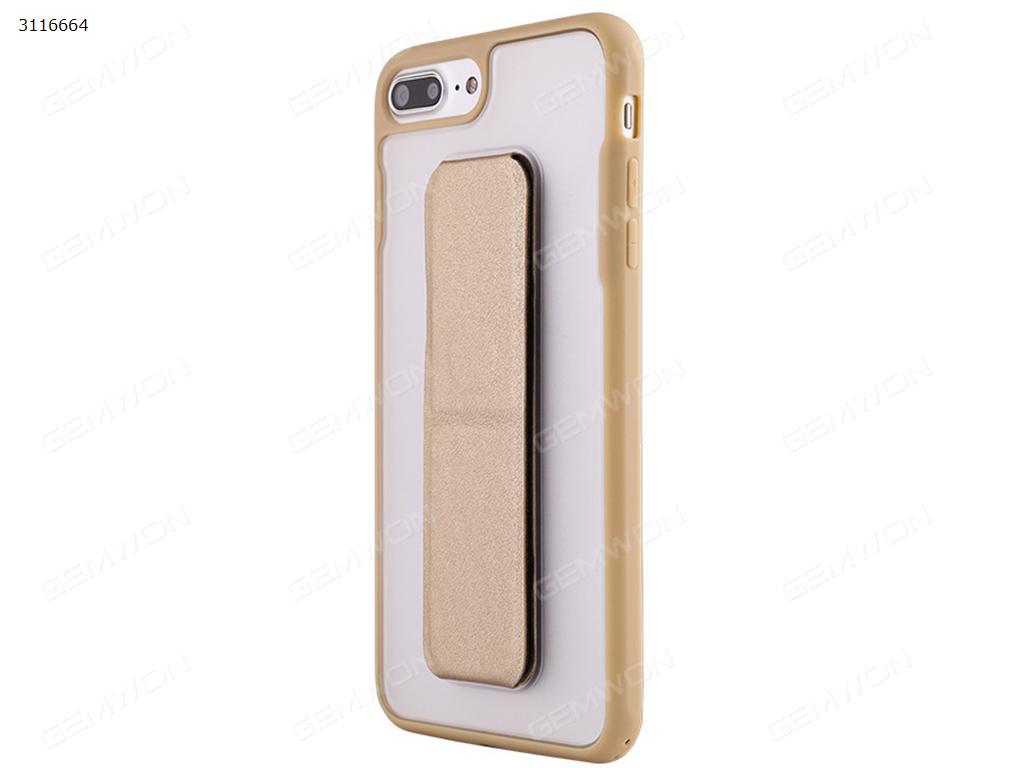 Picture of iPhone 7 Plus Magnetic suction Protect shell，Resistance to collision car bracket function，Gold