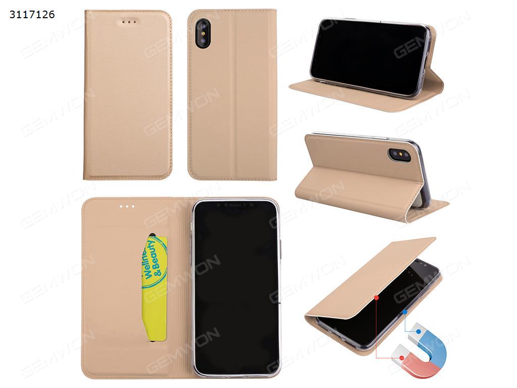 Picture of iphone 7 suck close  plug-in card phone shell，Ultra - thin phone holster，gold