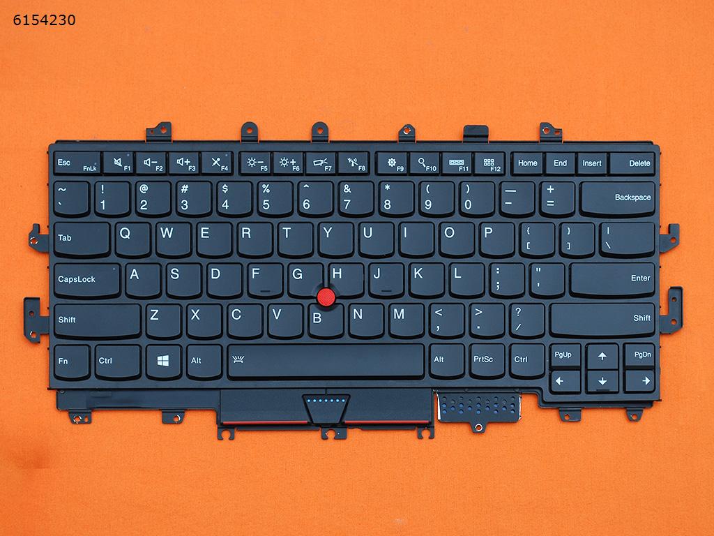 Picture of New Replacement Laptop Keyboard For Lenovo ThinkPad X1 Gen 4 4th X1C 2016 BLACK FRAME BLACK Backlit  WIN8 US Layout
