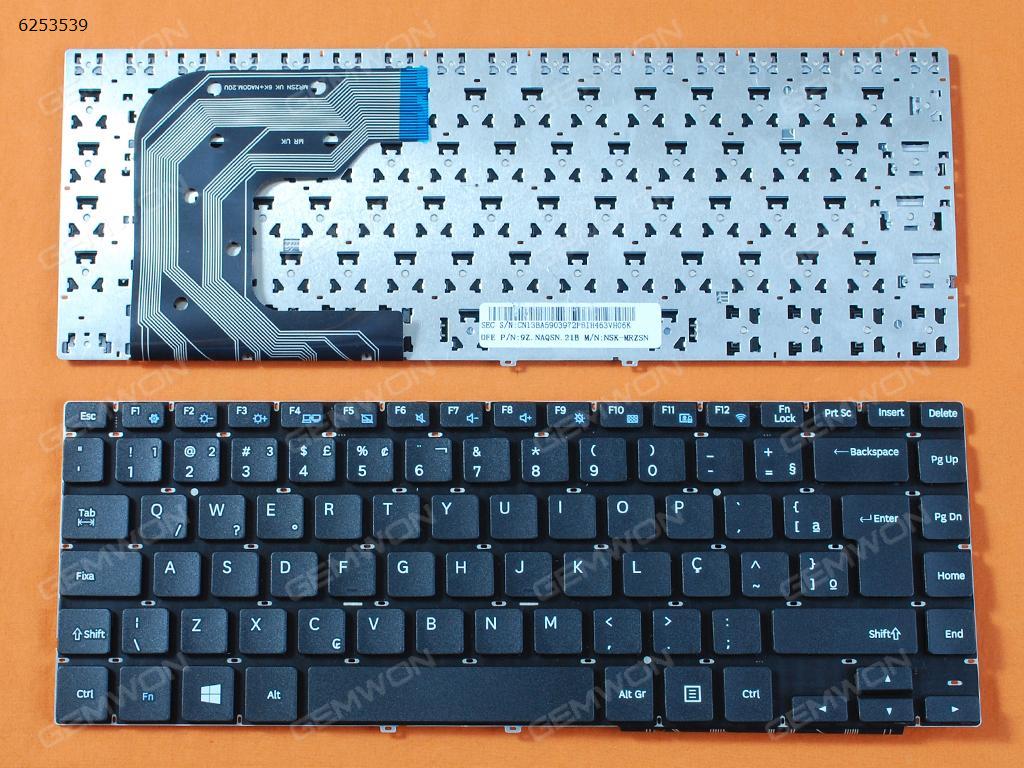 Picture of New Replacement Laptop Keyboard For Samsung Np370e4k Np370e4j BLACK (without FRAME,For Win8) BR Layout