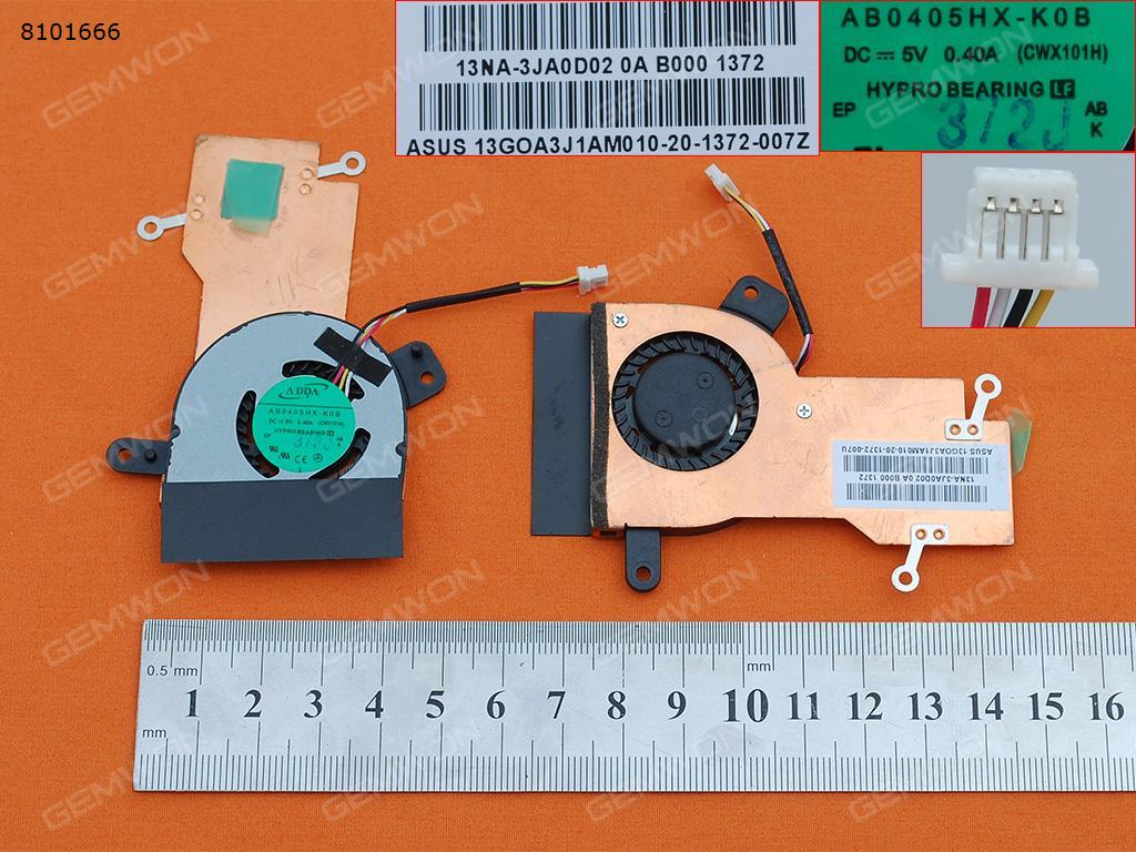Picture of New Replacement CPU Cooling Fan For ASUS EEE PC X101H(Heatsink) AB0405HX-K0B Layout