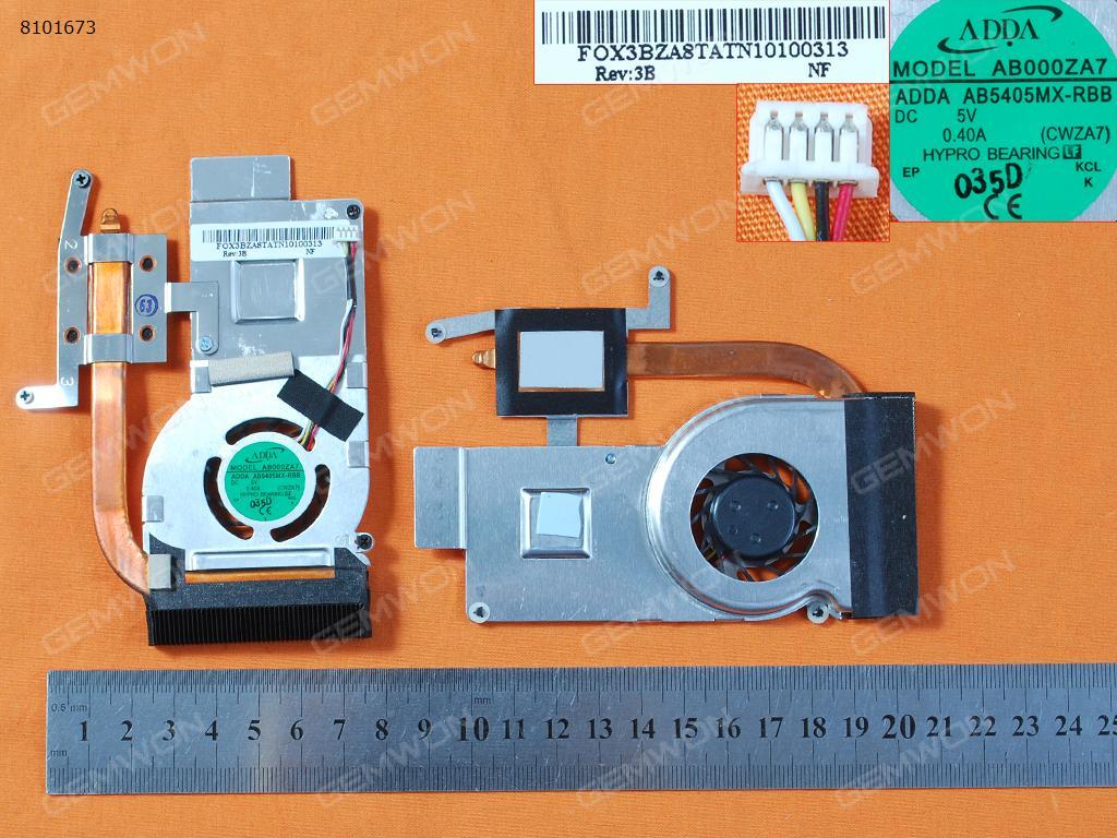 Picture of New Replacement CPU Cooling Fan For Gateway LT31 LT3103u ZA8 ACER ZA8(Heatsink) AB5405MX-RB8 Layout