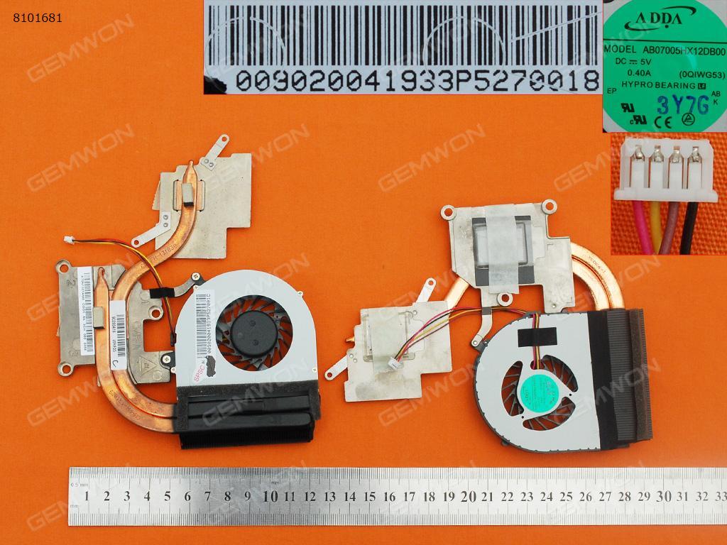 Picture of New Replacement CPU Cooling Fan For Lenovo IdeaPad  G480 G580 G485 G585(Independent Graphics,Heatsink，Type 1) Surface oxidation, sponge decay. SB07005HX12DB00    MG60120V1-C120-S99 Layout