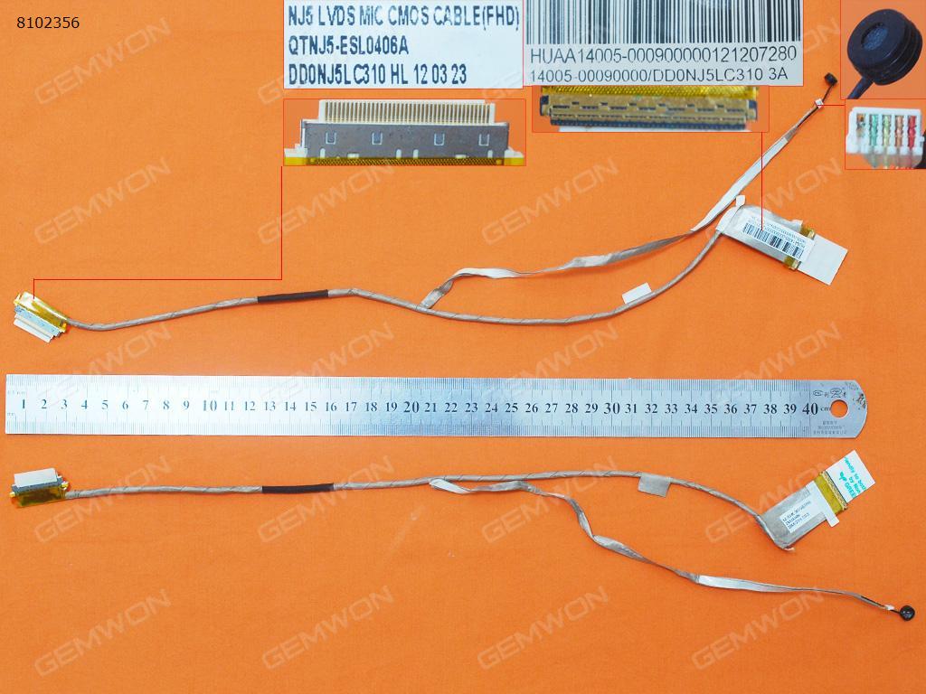 Picture of New LCD Display Screen Cable Replacement  For ASUS N55 N55U N55SF N55SL N55S，ORG