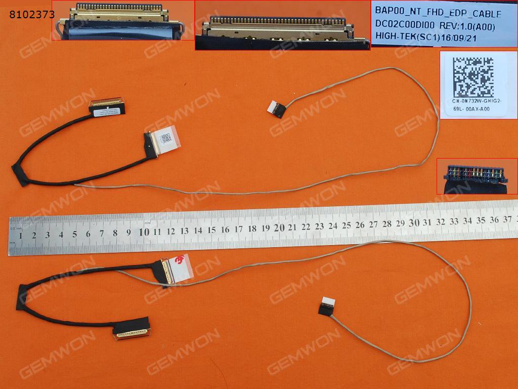 Picture of New LCD Display Screen Cable Replacement  For DELL Alienware 13 R3 FHD，ORG
