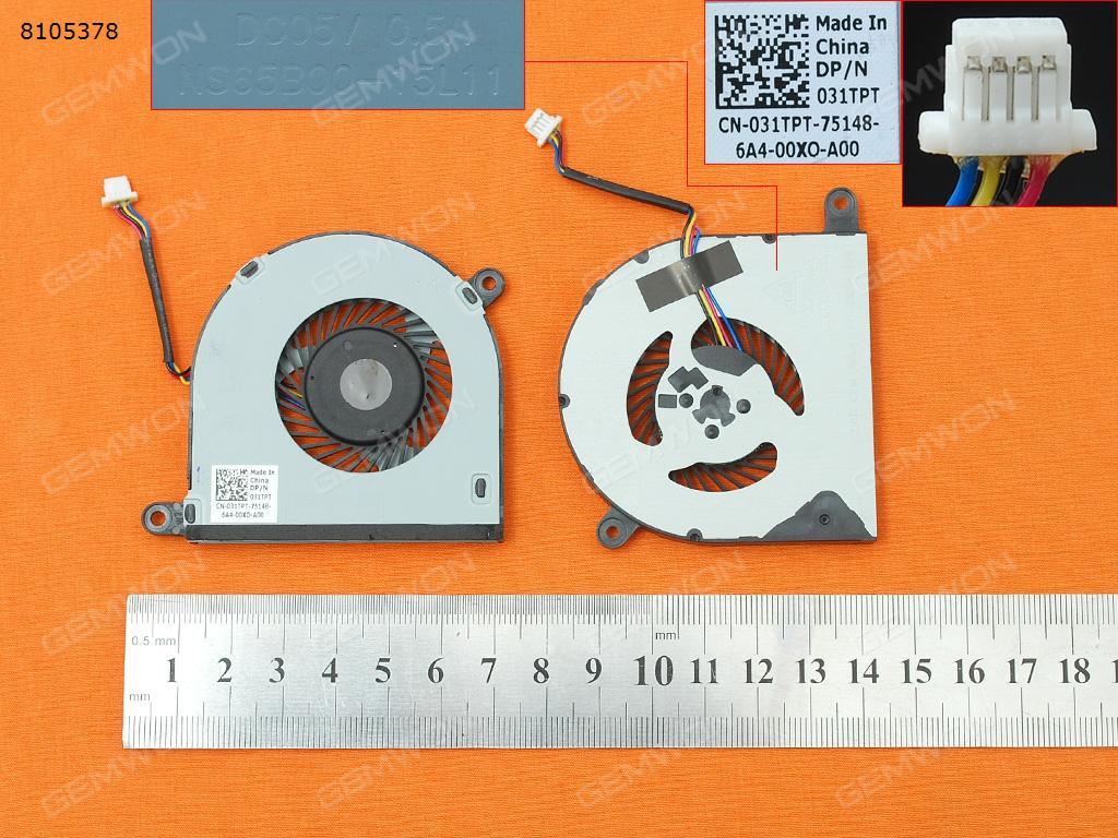 Picture of New Replacement CPU Cooling Fan For DELL Inspiron 5368 5378 5568 7569 13-7000 15-5000 DP/N:031TPT CN-31TPT(Original) 023.1006M.0011  031TPT  DFB451005M20T Layout