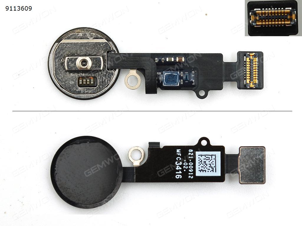 Picture of Home button Flex Cable parts for iPhone 7 black