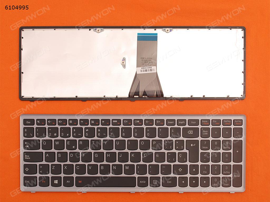 Picture of New Replacement Laptop Keyboard For Lenovo G505S GRAY FRAME BLACK(For Win8) SP Layout