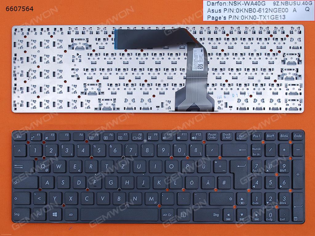 Picture of New Replacement Laptop Keyboard For ASUS K55XI BLACK  WIN8 (without FRAME) GR Layout