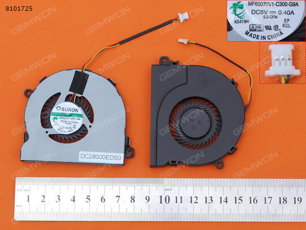 Picture of New Replacement CPU Cooling Fan For DELL 5000 5447 5542 5543 5545 5547 5548 5445(Original) DC28000EDS0 MF60070V1-C300-G9A  DFS170005010T Layout