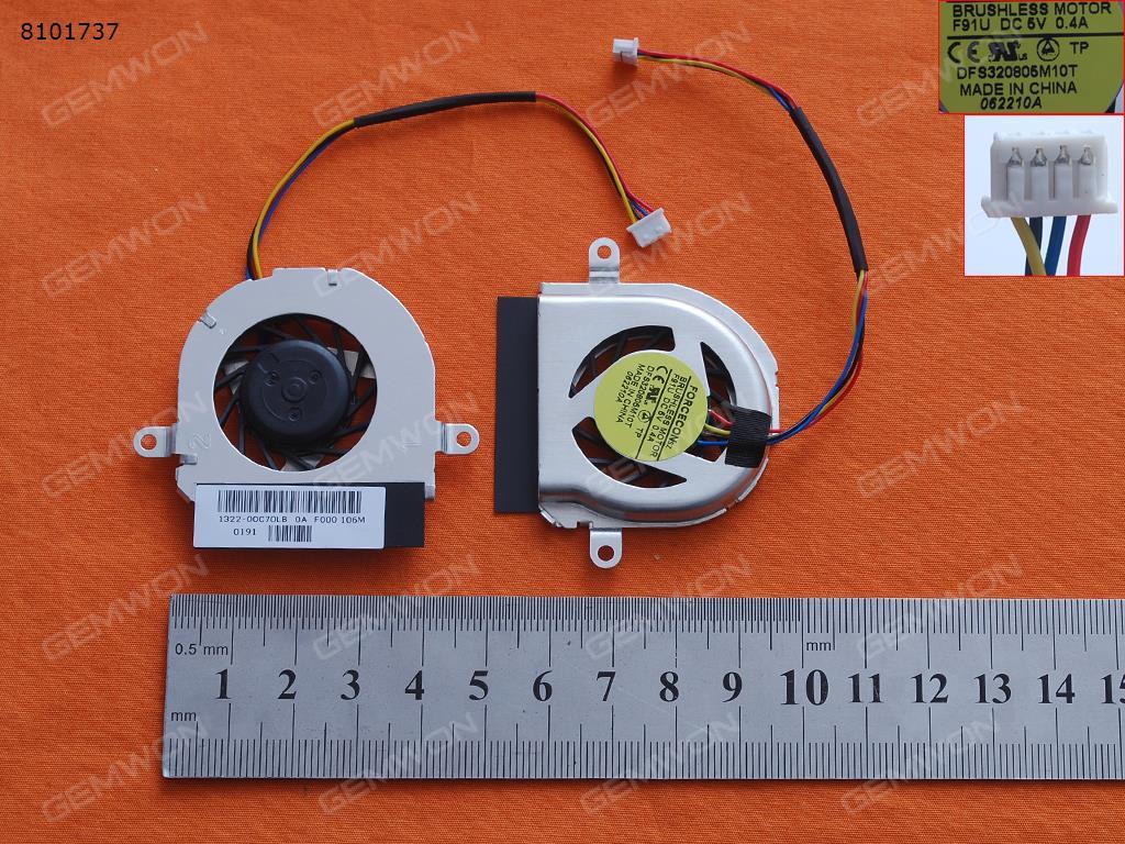 Picture of New Replacement CPU Cooling Fan For Medion Akoya E1222(Original) DFS320805M10T Layout