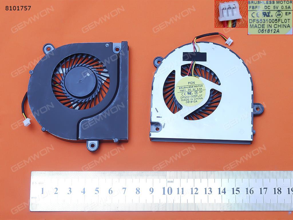 Picture of New Replacement CPU Cooling Fan For Acer TravelMate P453 P453-M P453-MG Series(Original) 13N0-94A0302  DFS531005FL0T Layout