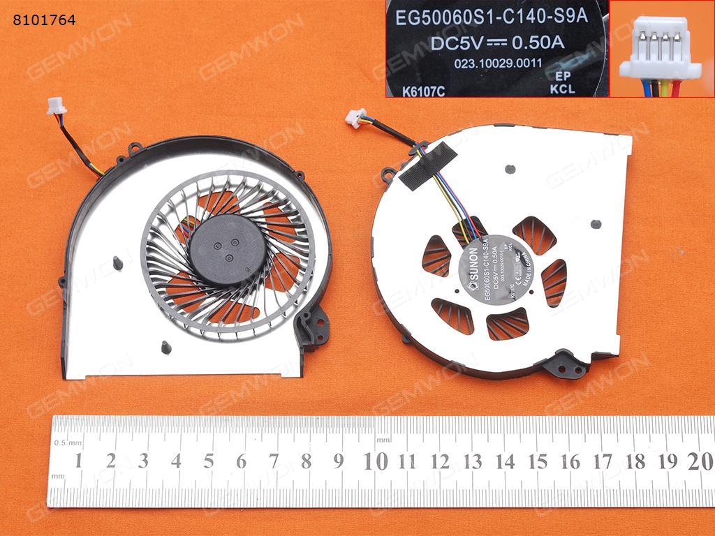 Picture of New Replacement CPU Cooling Fan For HP OMEN 15-5010NR 15-5000 Q001TX 5114TX 5113TX(Right,Original) EG50060S1-C140-S9A   023.10029.0011    DFS561405PL0T Layout
