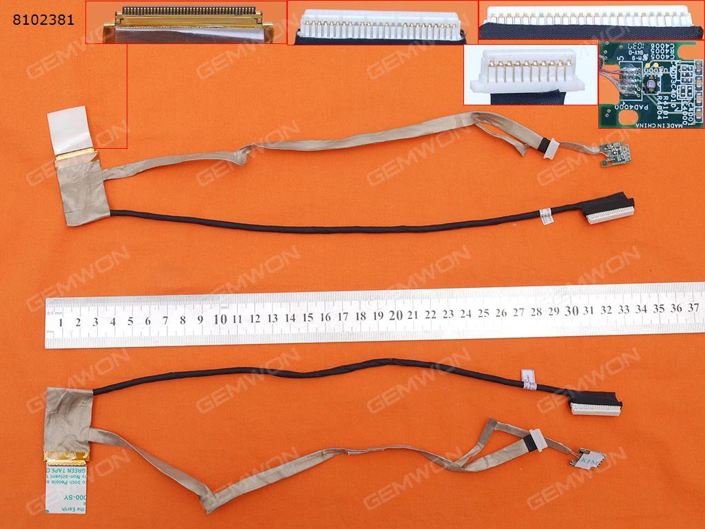 Picture of New LCD Display Screen Cable Replacement  For HP 8560P 8560W 8570W 8560B，ORG