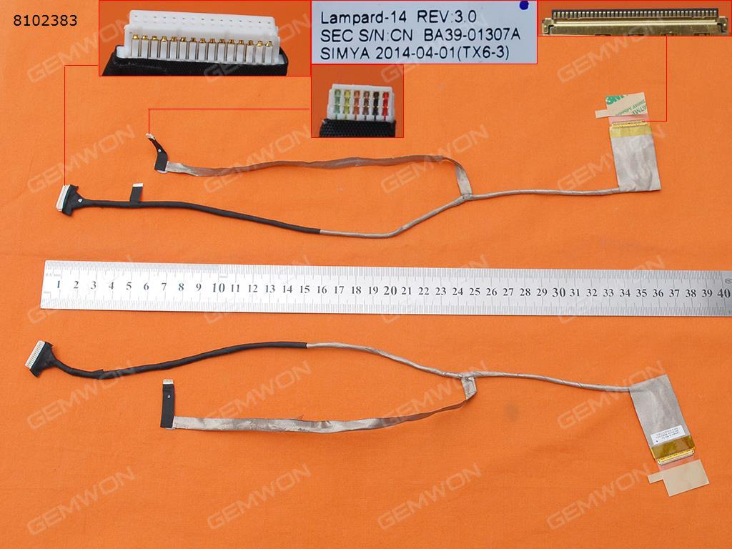 Picture of New LCD Display Screen Cable Replacement  For SAMSUNG NP np270E4E np270E4V E5E np275E4V np300E4E，ORG