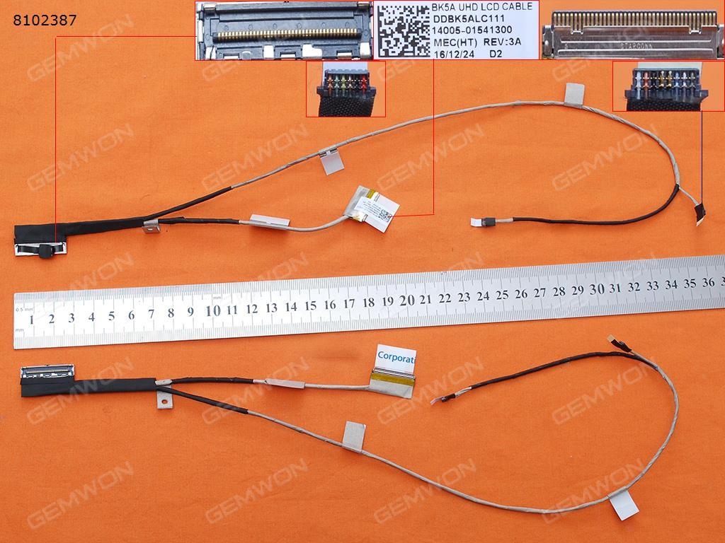 Picture of New LCD Display Screen Cable Replacement  For Asus UX501J UX501JM UX501 N501J N501JM 40pin,With Touch,ORG