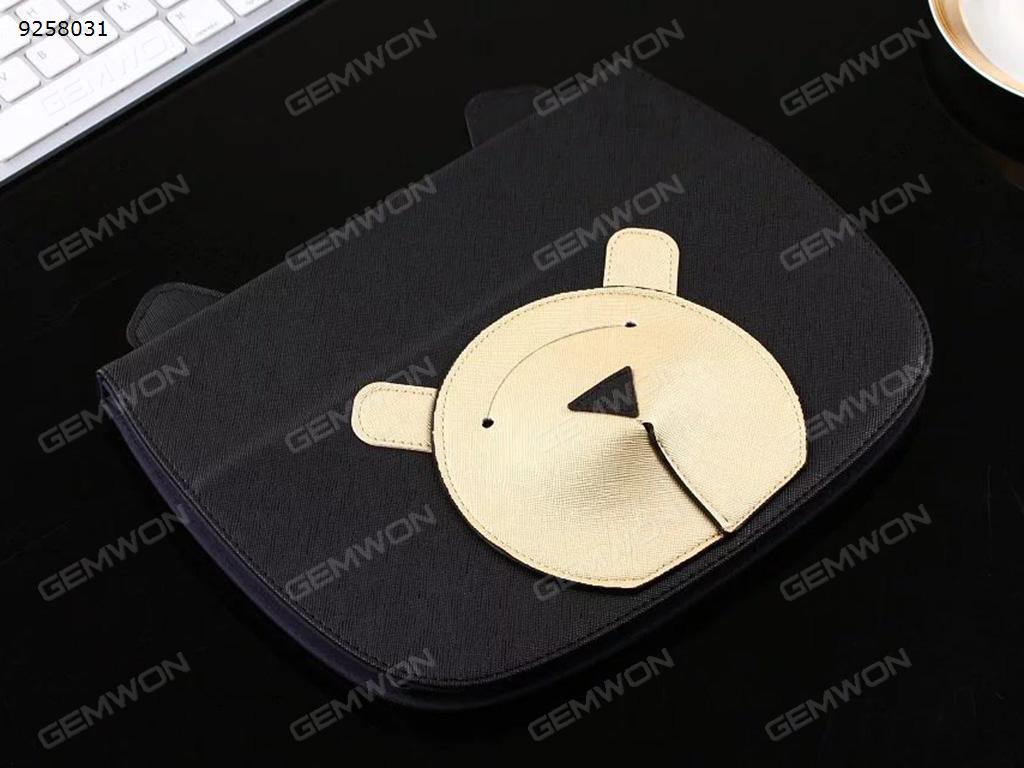 Picture of ipad mini4 cartoon stereo bear earphone bag protection holster (black)