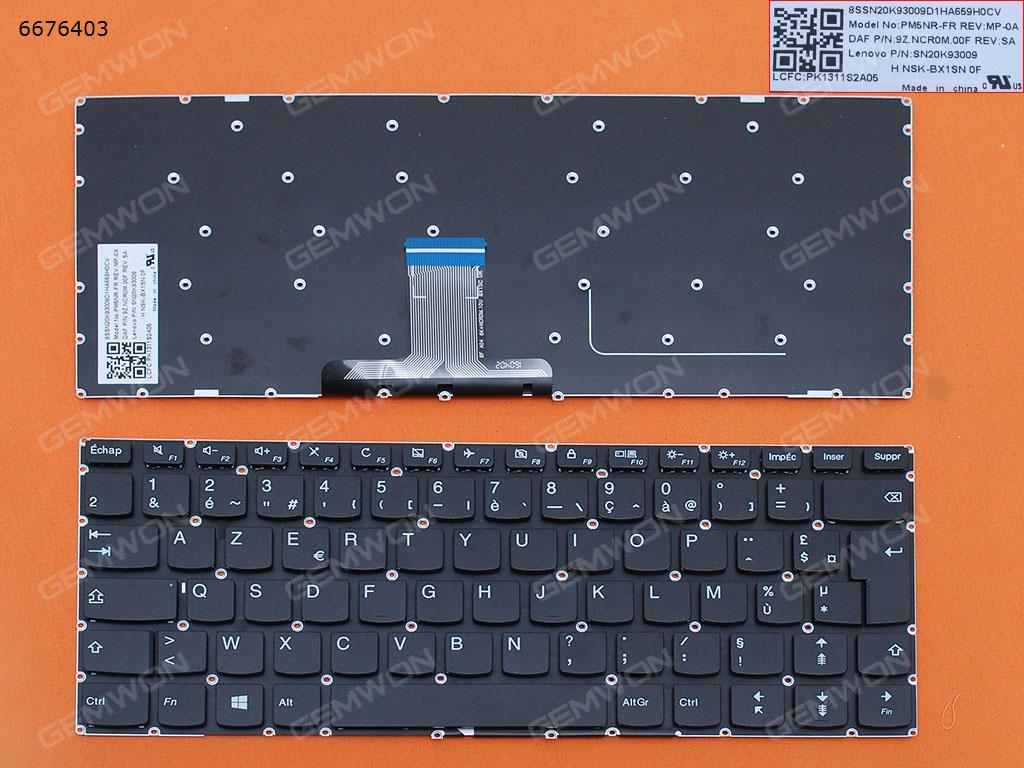 Picture of New Replacement Laptop Keyboard For lenovo Ideapad 310S-14 310S-14ISK 510S-14IKB 710S-14 BLACK win8(Without FRAME) FR Layout
