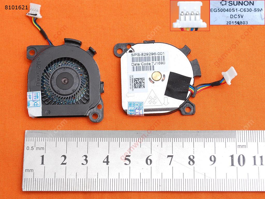 Picture of New Replacement CPU Cooling Fan For HP Envy 13-D Series((Left side,Original) DC28000GYS0SUO3     EG50040S1-C630-S9A Layout