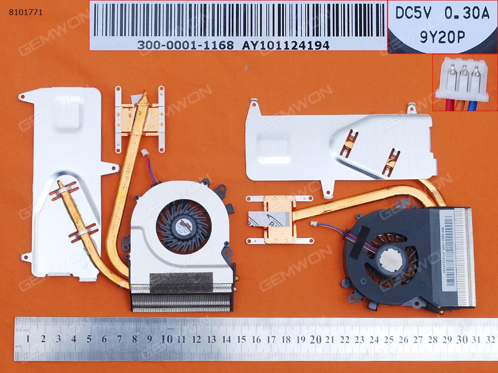 Picture of New Replacement CPU Cooling Fan For SONY VAIO VGN-NW Series(Heatsink) 300-0001-1168_AY101124193     300-0001-1168_AY1011241RS Layout