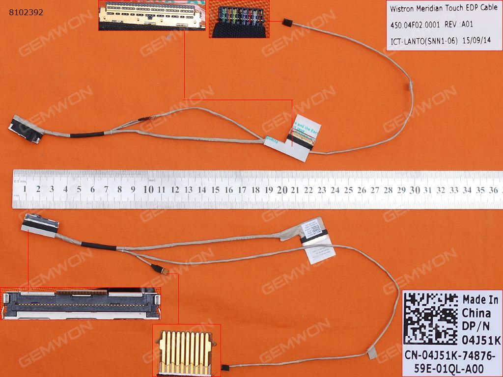 Picture of New LCD Display Screen Cable Replacement  For Dell Chromebook 13 7310，ORG