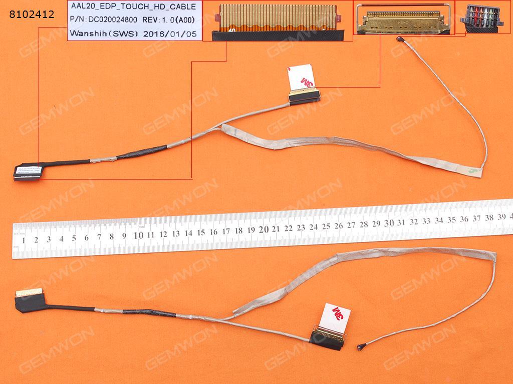Picture of New LCD Display Screen Cable Replacement  For DELL 15-5000 5558 5559 5555 5551 3558 40pin ,ORG