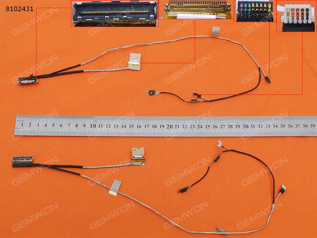 Picture of New LCD Display Screen Cable Replacement  For ASUS S551 K551 V551 S551L S551LA S551LB 30pin，ORG