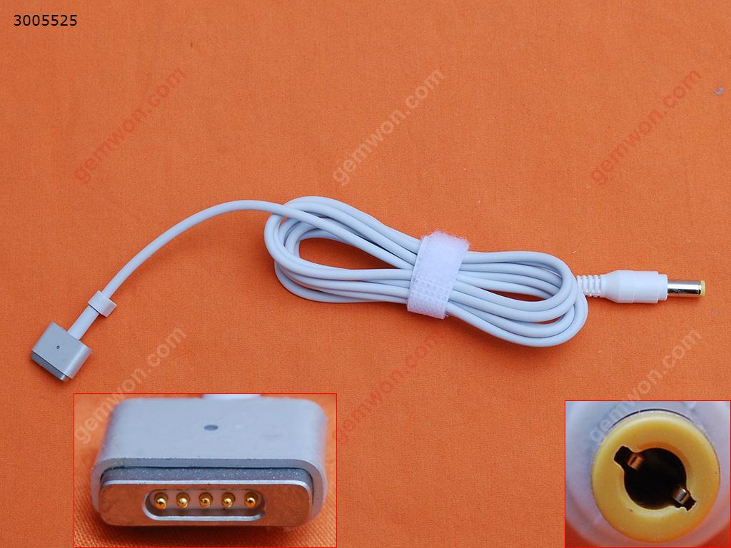 Picture of DC Power Cord Plug cable for APPLE from T Tip to 5.5x2.5mm Adaptor,0.5㎡ 1.8M,Material: Copper,(Good Quality)