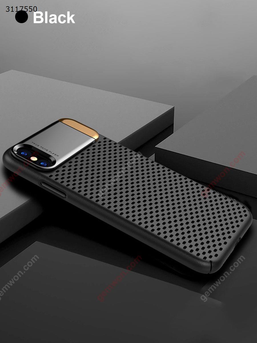 Picture of iphoneX  Breathable phone case，Creative cell phone protective case，black